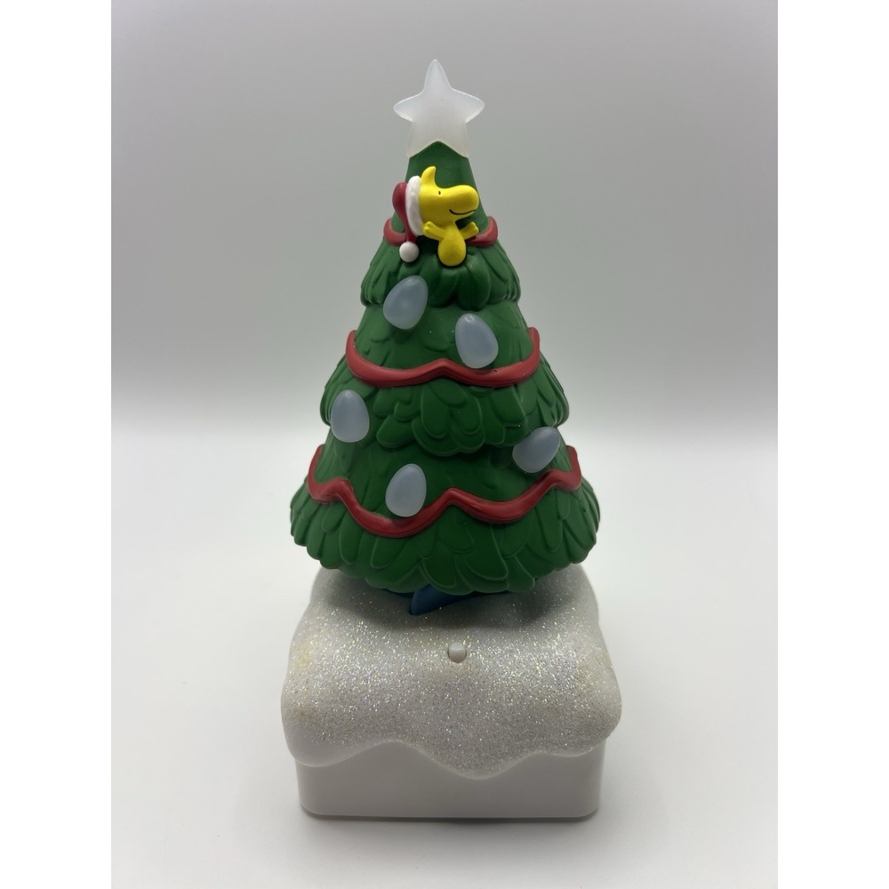 2015 Hallmark Peanuts Gang Wireless Band Christmas Sound & Light Woodstock Works